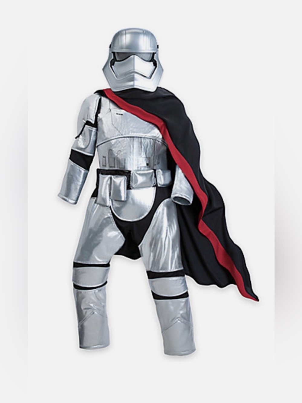 Disney Store Star Wars Captain Phasma Storm Trooper Outfit Costume Age 5/6 NEW